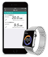 太陽光発電所遠隔監視ツール(AppleWatch)