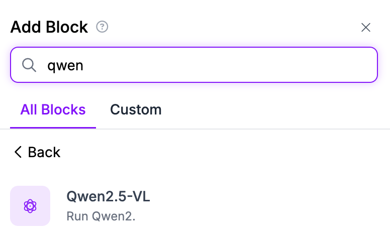 Add Block Qwen2.5-VL
