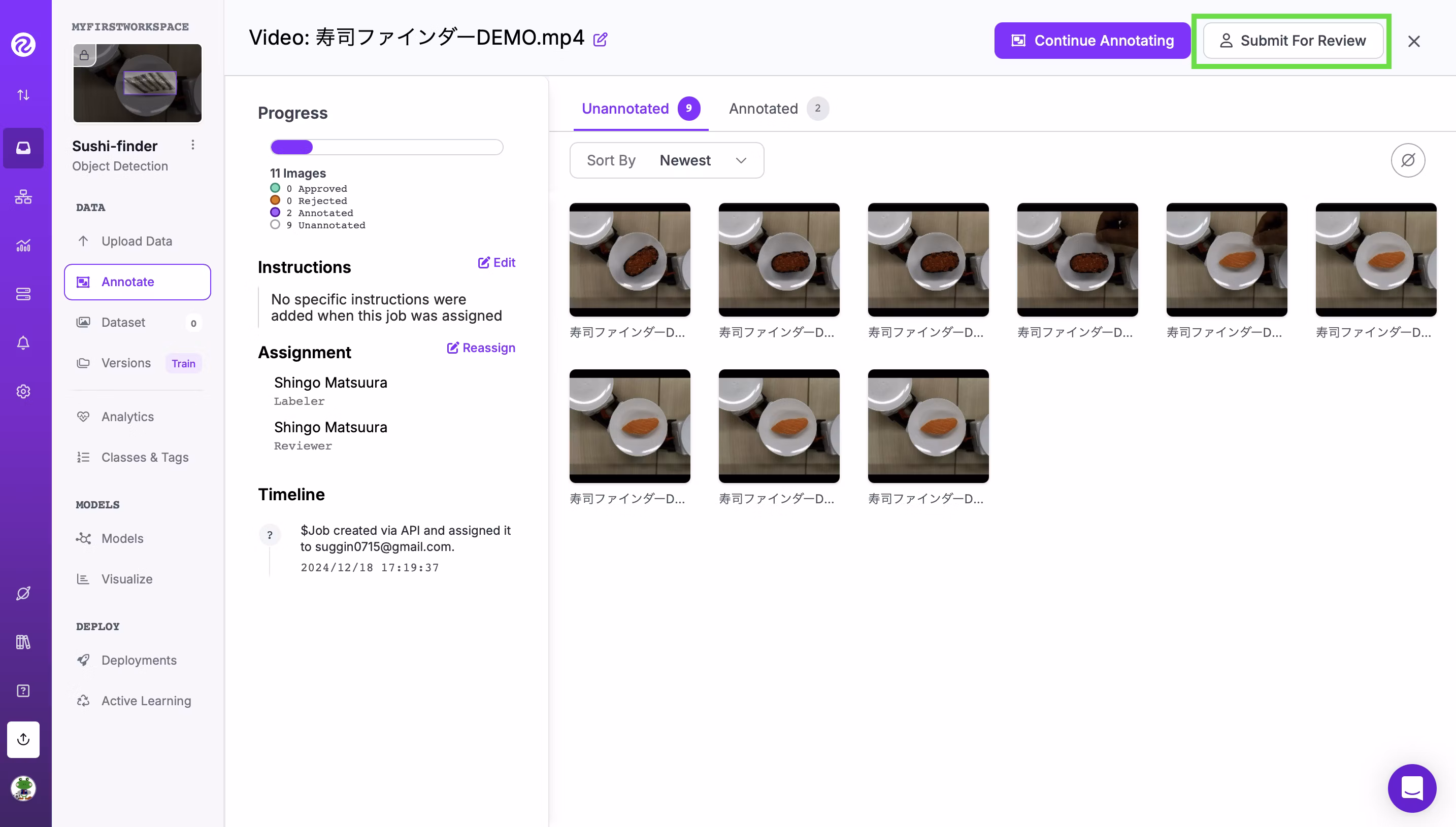 roboflow Submit For Review